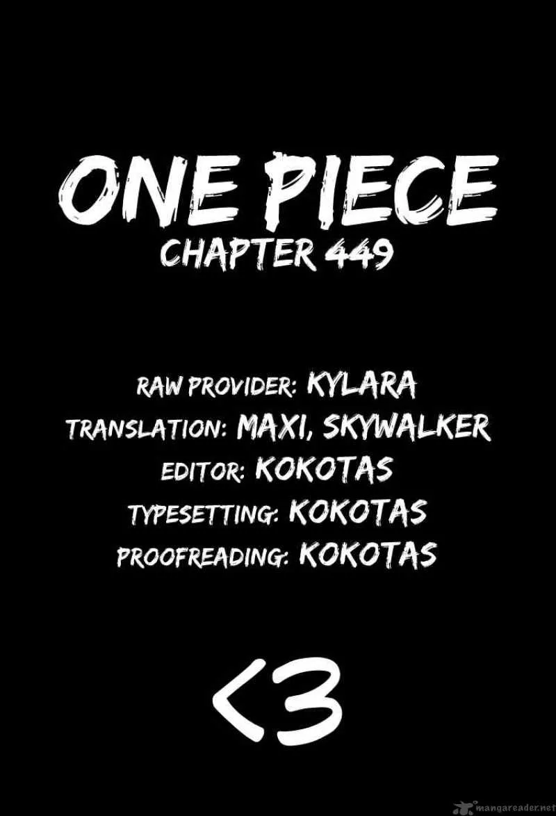 One Piece Chapter 449: The Mysterious Four Of Thriller Bark – Page 18