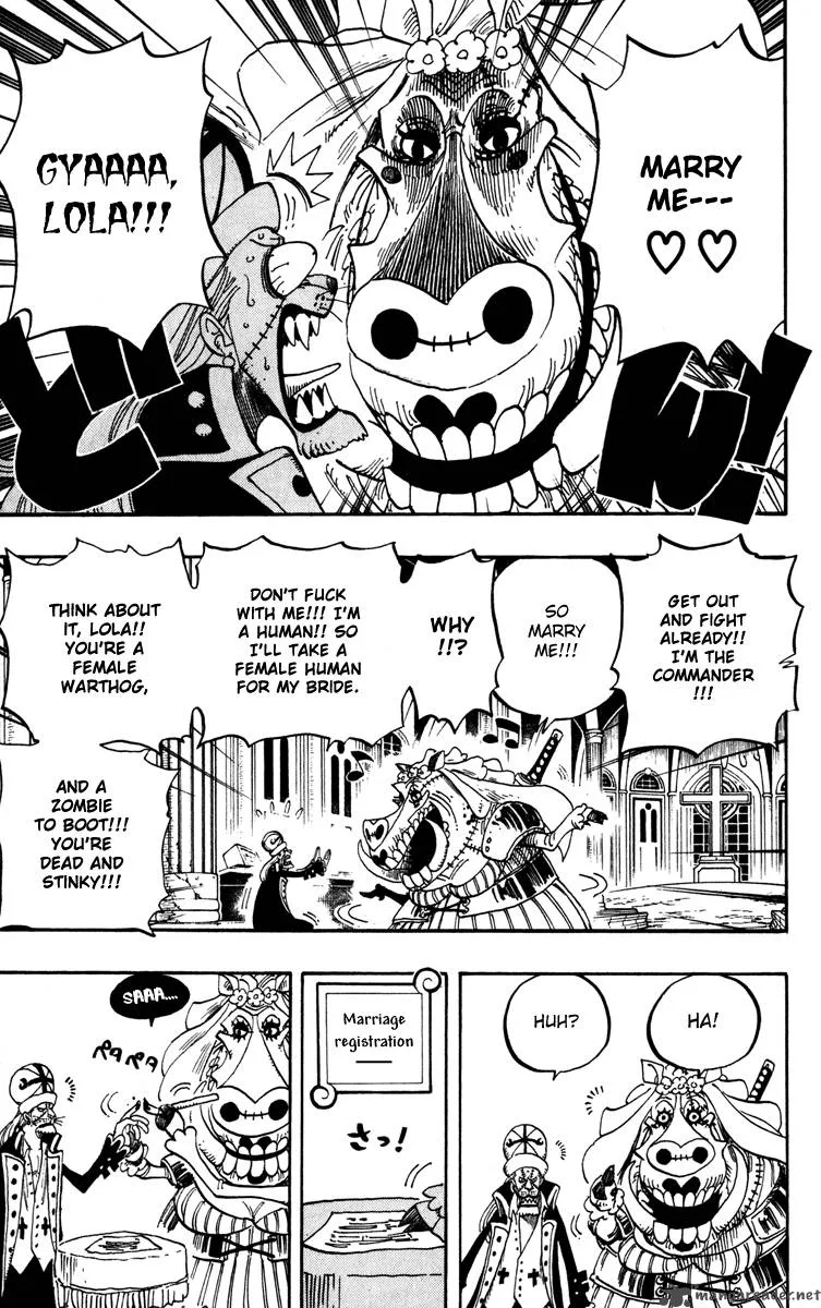 One Piece Chapter 451: Perona's Wonder Garden – Page 3