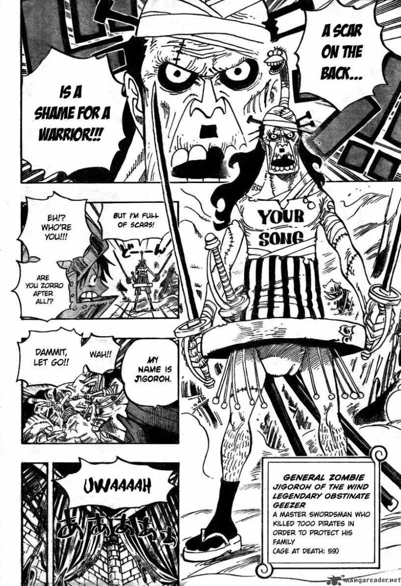 One Piece Chapter 452: Jigorou Of The Wind – Page 14