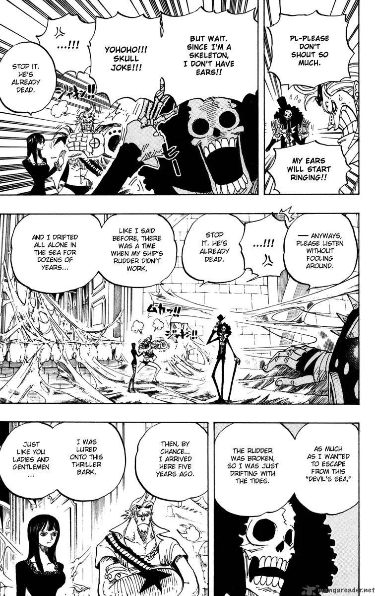 One Piece Chapter 455: King Of The Depths The Shichibukai Gecko Moria – Page 5