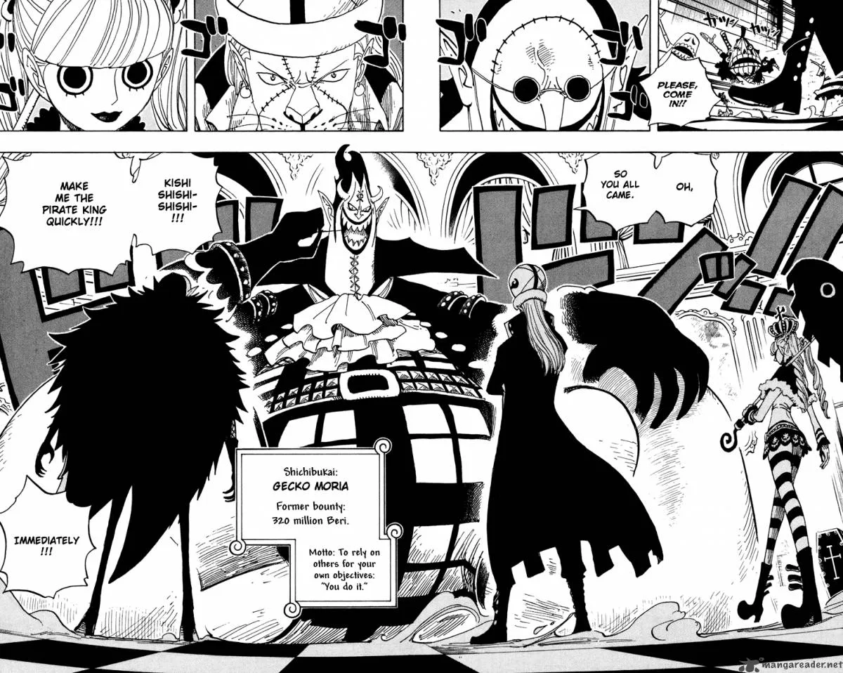 One Piece Chapter 455: King Of The Depths The Shichibukai Gecko Moria – Page 12