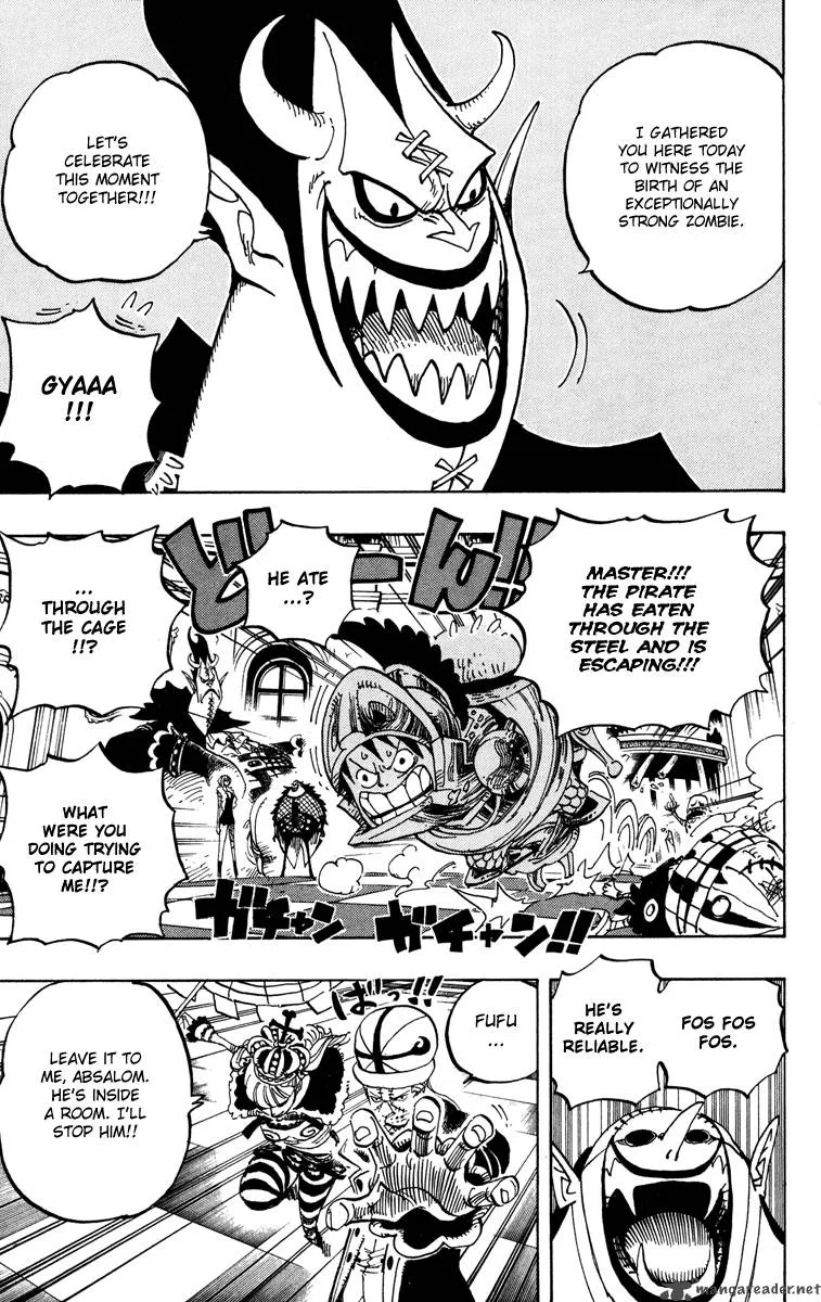 One Piece Chapter 455: King Of The Depths The Shichibukai Gecko Moria – Page 16