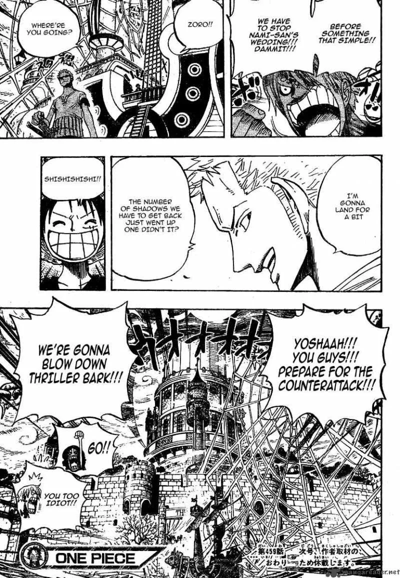 One Piece Chapter 459: Can't Say I'm Sorry We've Died – Page 19
