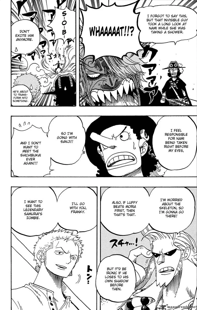 One Piece Chapter 460: Get'Em Back Before Dawn – Page 14