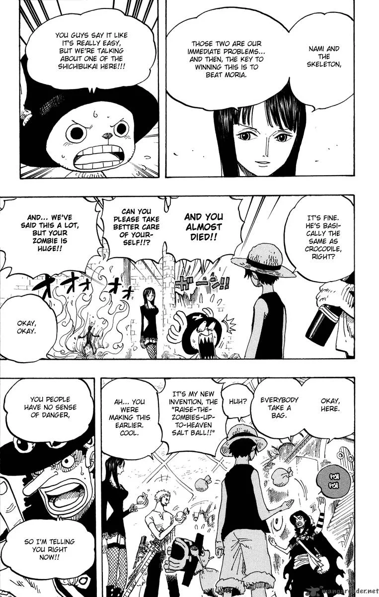 One Piece Chapter 460: Get'Em Back Before Dawn – Page 15