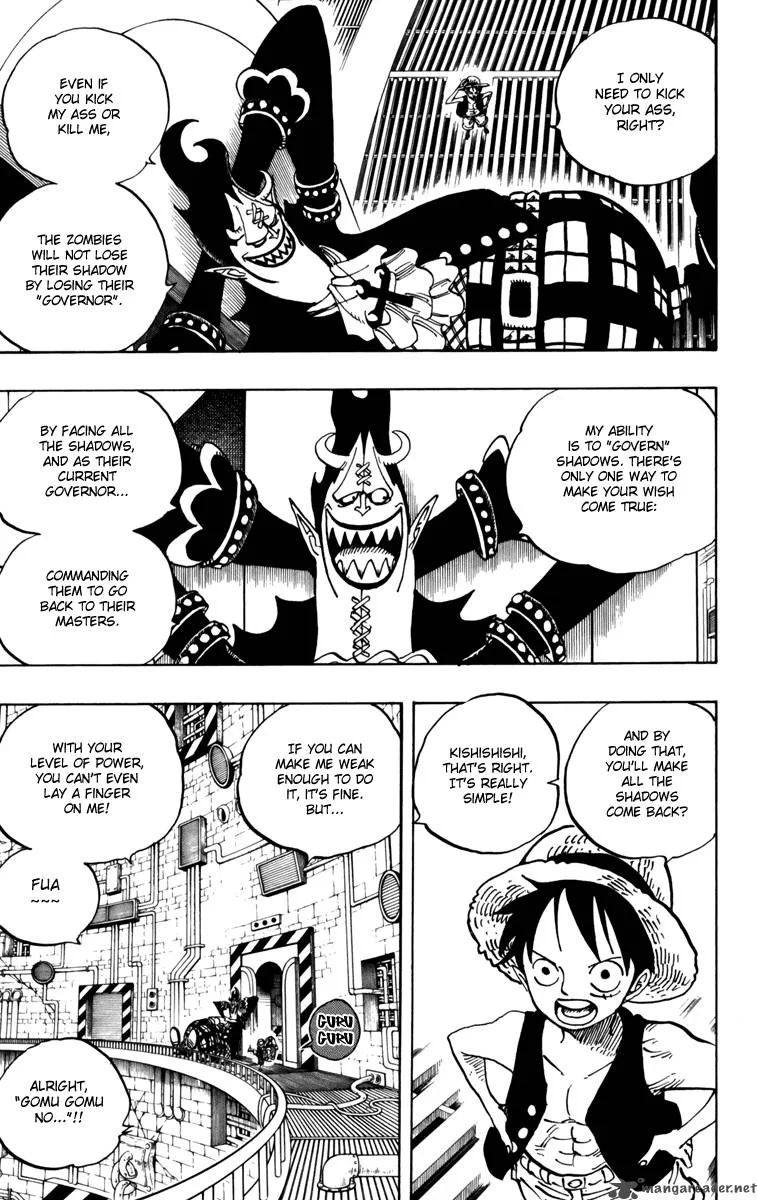 One Piece Chapter 463: Pirate Sanji Vs. Mystrious Absalom – Page 3