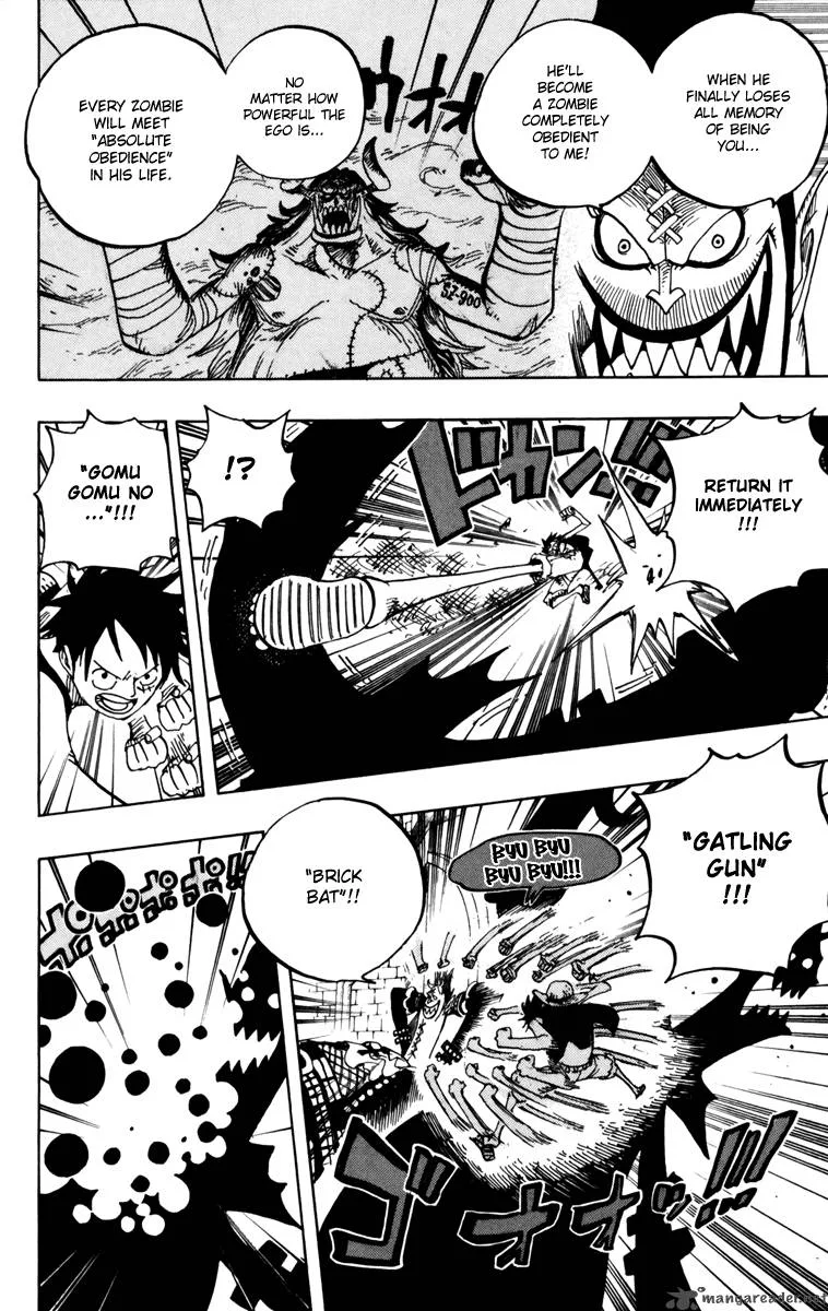 One Piece Chapter 463: Pirate Sanji Vs. Mystrious Absalom – Page 6