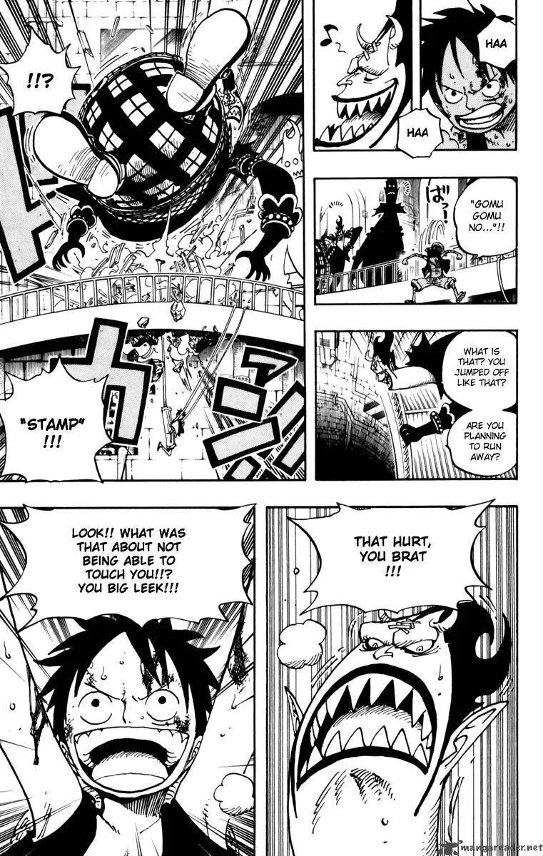 One Piece Chapter 463: Pirate Sanji Vs. Mystrious Absalom – Page 9