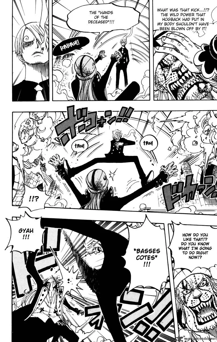 One Piece Chapter 463: Pirate Sanji Vs. Mystrious Absalom – Page 16