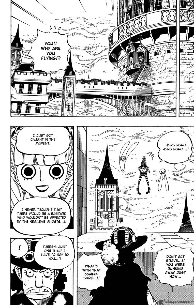 One Piece Chapter 465: Pirate Usopp Vs. Mystrious Perona – Page 2