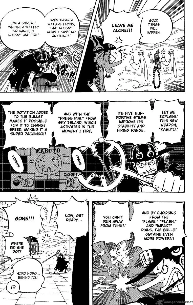 One Piece Chapter 465: Pirate Usopp Vs. Mystrious Perona – Page 3
