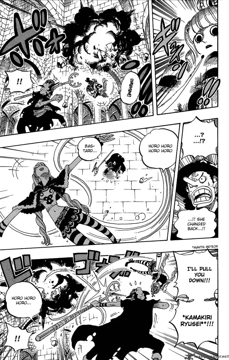 One Piece Chapter 465: Pirate Usopp Vs. Mystrious Perona – Page 5