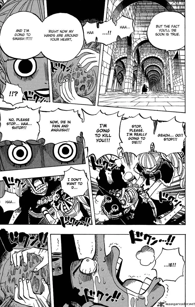 One Piece Chapter 465: Pirate Usopp Vs. Mystrious Perona – Page 7