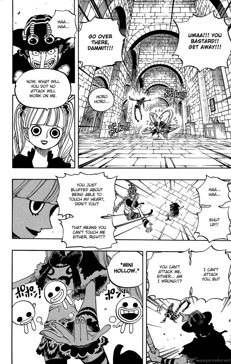 One Piece Chapter 465: Pirate Usopp Vs. Mystrious Perona – Page 10