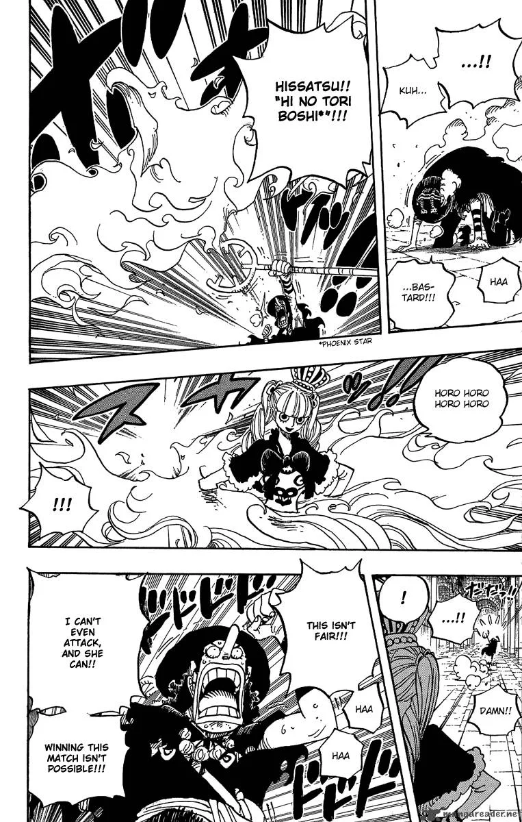 One Piece Chapter 465: Pirate Usopp Vs. Mystrious Perona – Page 12