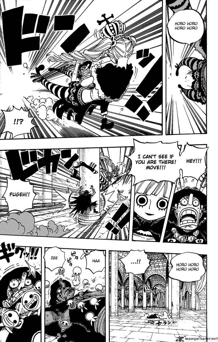 One Piece Chapter 465: Pirate Usopp Vs. Mystrious Perona – Page 13