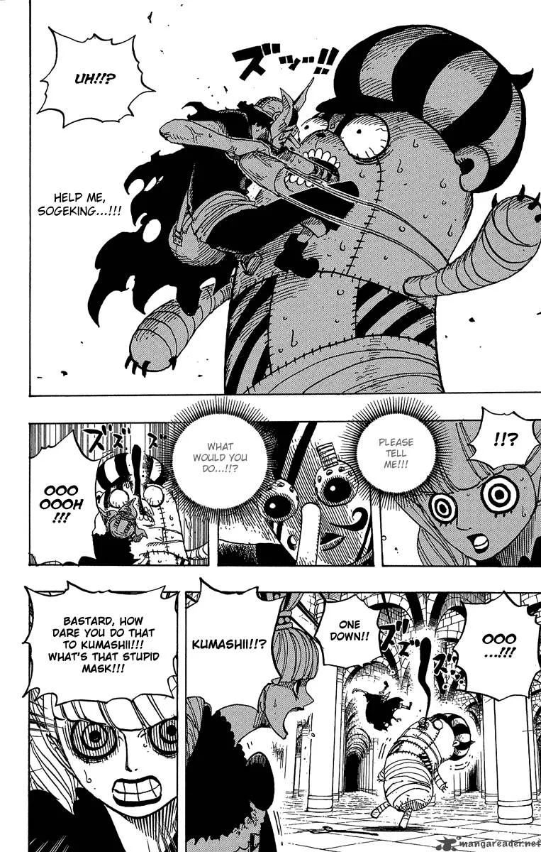 One Piece Chapter 465: Pirate Usopp Vs. Mystrious Perona – Page 16