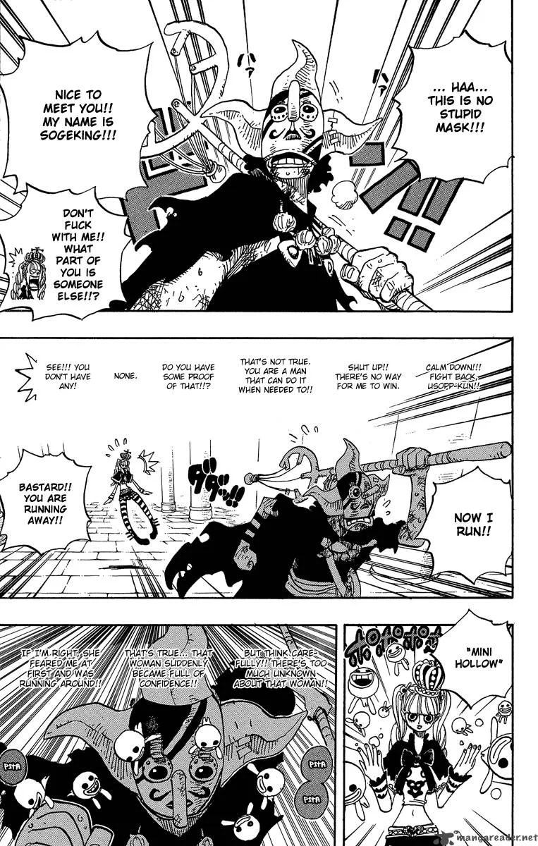 One Piece Chapter 465: Pirate Usopp Vs. Mystrious Perona – Page 17