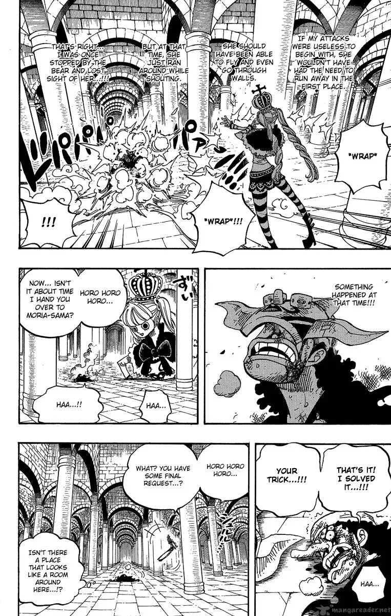 One Piece Chapter 465: Pirate Usopp Vs. Mystrious Perona – Page 18
