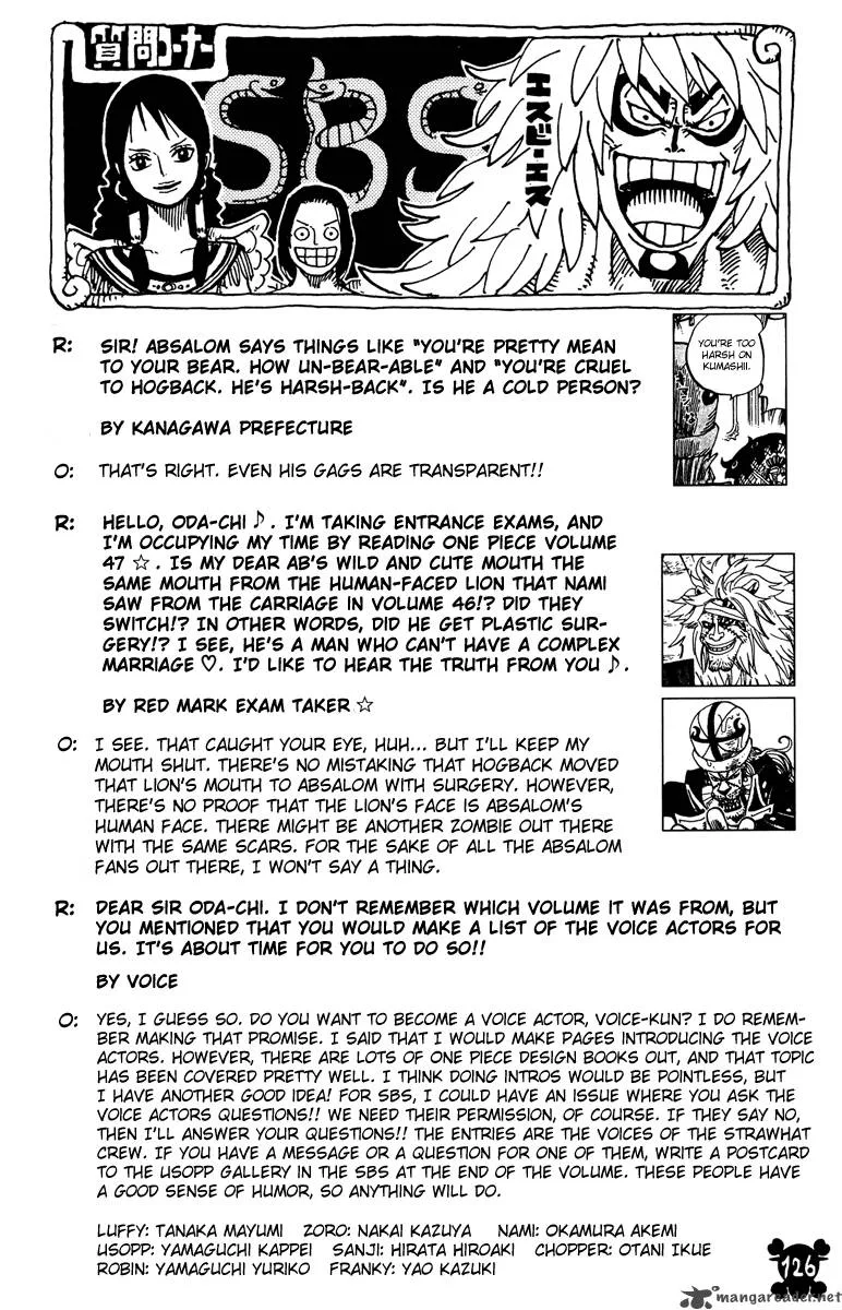 One Piece Chapter 465: Pirate Usopp Vs. Mystrious Perona – Page 20