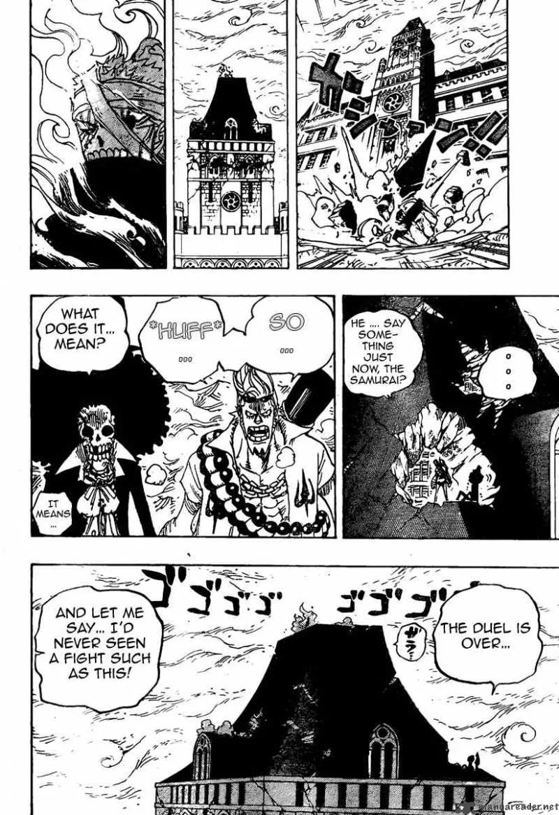 One Piece Chapter 466: The Conclusion To The Duel – Page 14