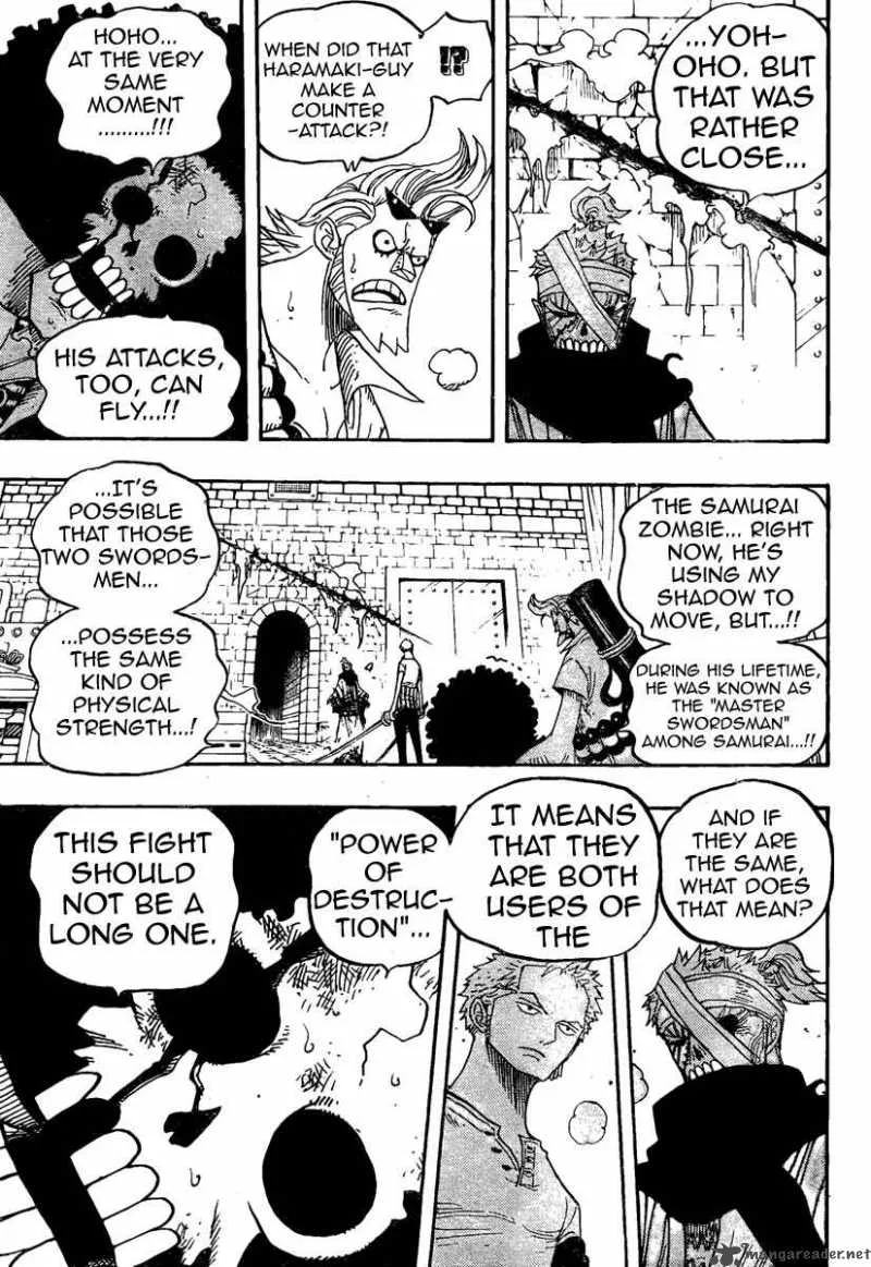 One Piece Chapter 467: Pirate Zoro Vs. Samurai Ryuuma – Page 3