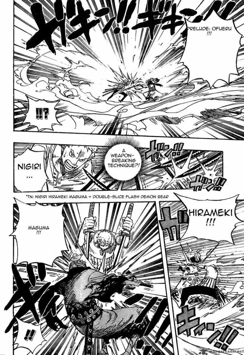 One Piece Chapter 467: Pirate Zoro Vs. Samurai Ryuuma – Page 4
