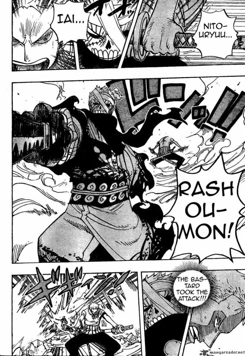 One Piece Chapter 467: Pirate Zoro Vs. Samurai Ryuuma – Page 6