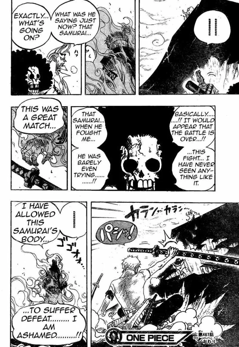 One Piece Chapter 467: Pirate Zoro Vs. Samurai Ryuuma – Page 17