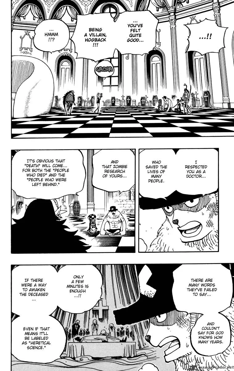 One Piece Chapter 468: Pirate Chopper Vs Enigma Hogback – Page 4