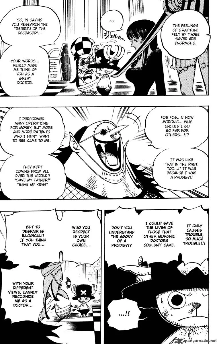 One Piece Chapter 468: Pirate Chopper Vs Enigma Hogback – Page 5