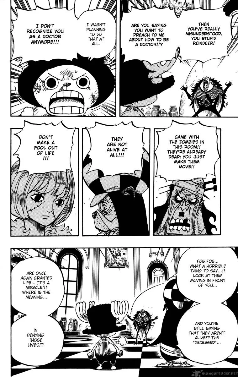 One Piece Chapter 468: Pirate Chopper Vs Enigma Hogback – Page 6