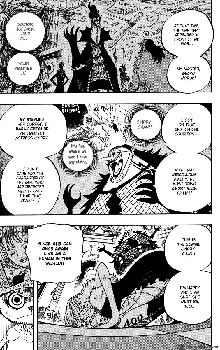 One Piece Chapter 468: Pirate Chopper Vs Enigma Hogback – Page 9