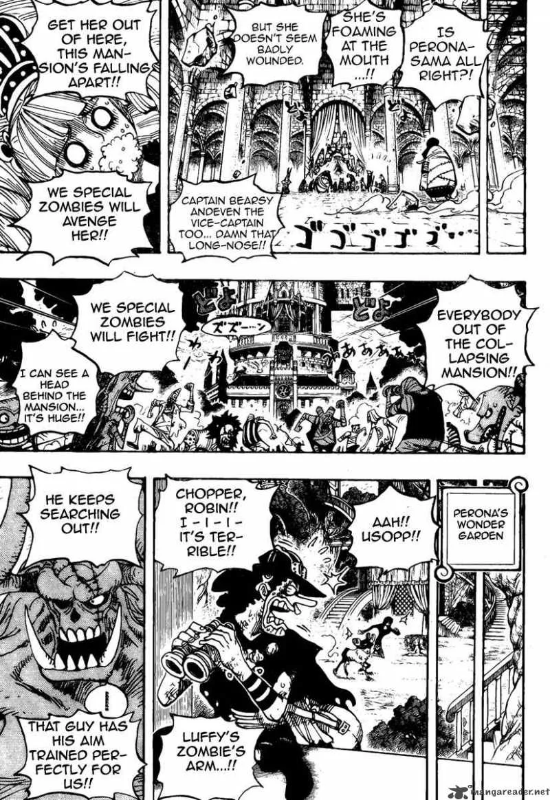 One Piece Chapter 469: Show Yourselves, Straw Hat Crew!!! – Page 15