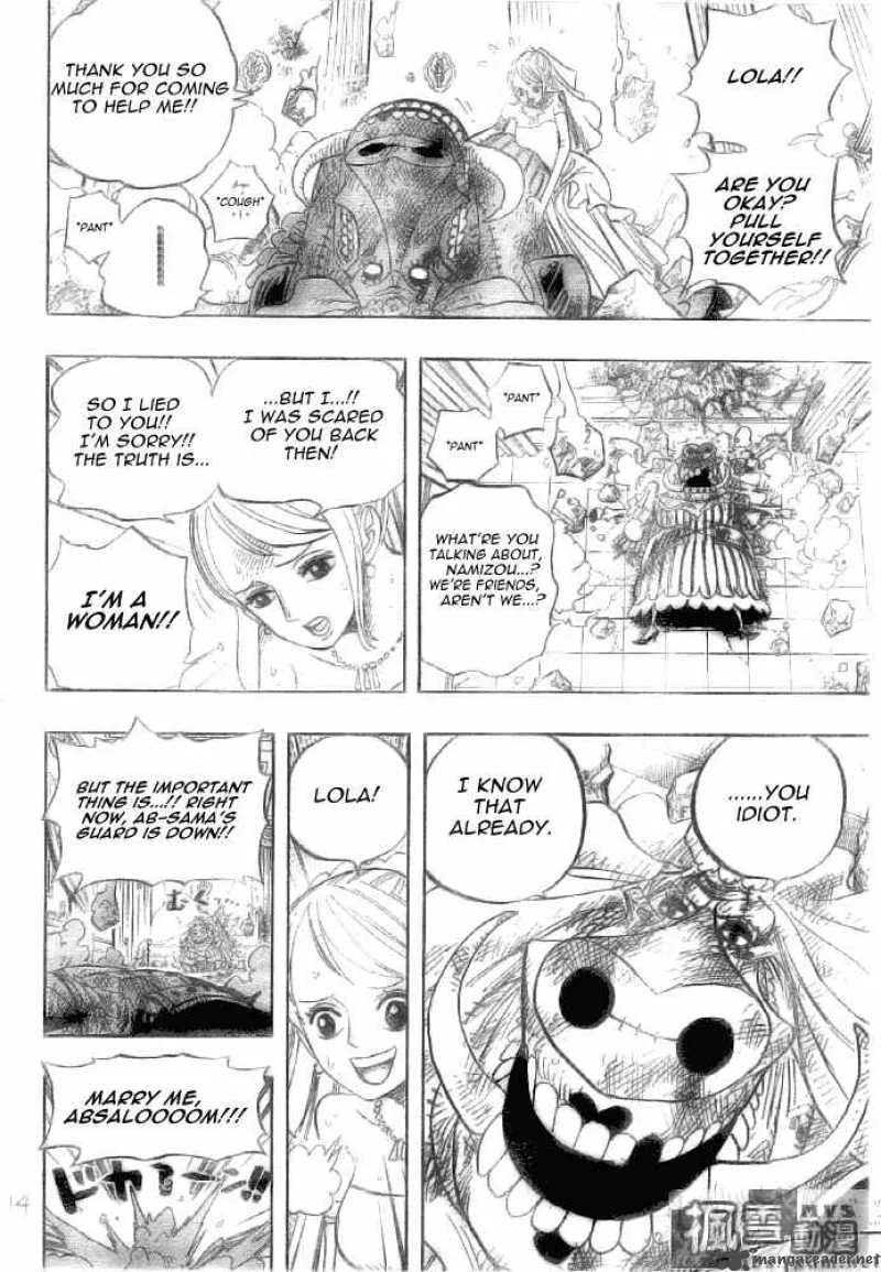 One Piece Chapter 471: My Friend – Page 14