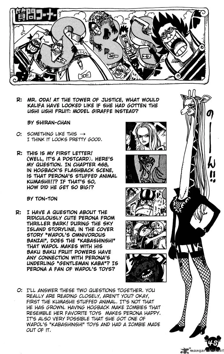 One Piece Chapter 472: Down – Page 18