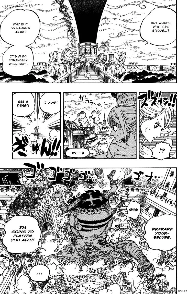 One Piece Chapter 473: Royal Shichibukai Bartholemew Kuma Appears – Page 3