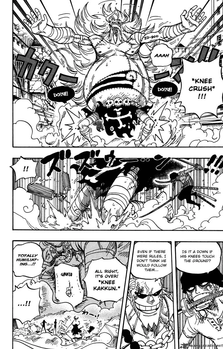 One Piece Chapter 473: Royal Shichibukai Bartholemew Kuma Appears – Page 7