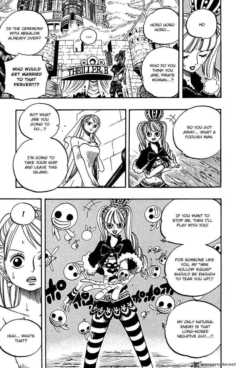 One Piece Chapter 473: Royal Shichibukai Bartholemew Kuma Appears – Page 10
