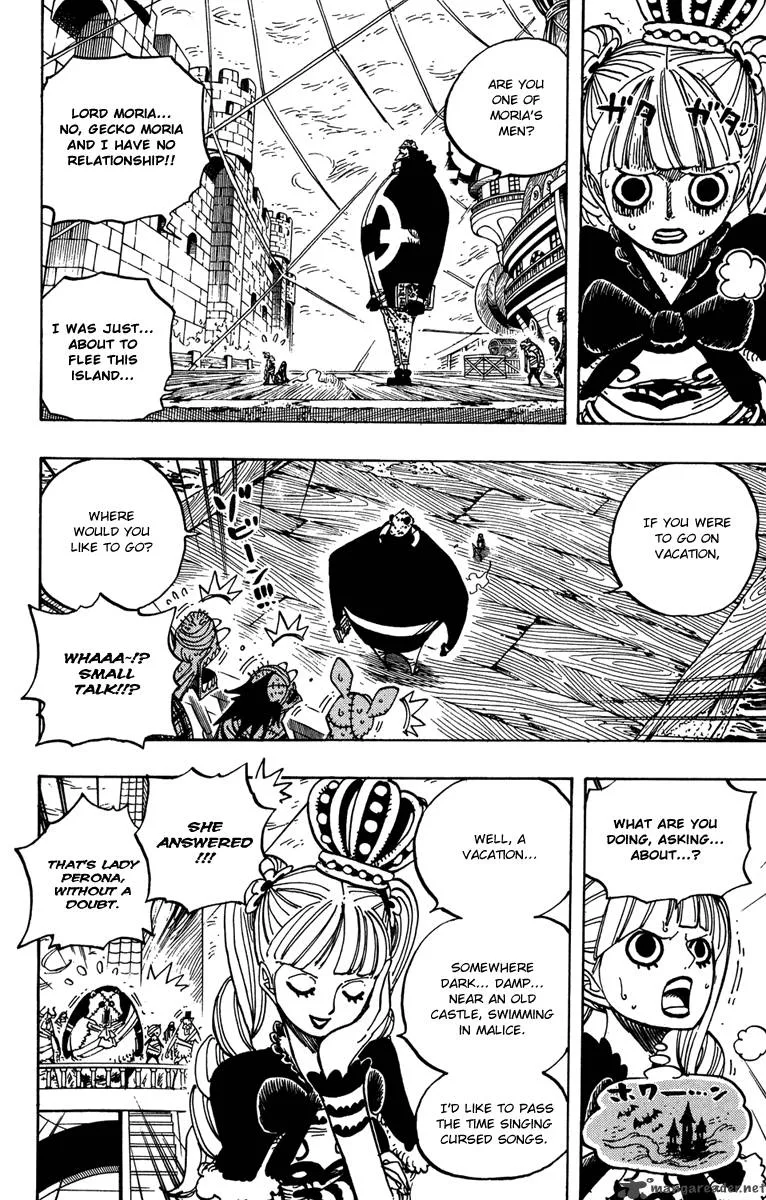 One Piece Chapter 473: Royal Shichibukai Bartholemew Kuma Appears – Page 13