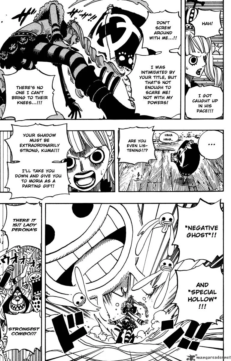 One Piece Chapter 473: Royal Shichibukai Bartholemew Kuma Appears – Page 14