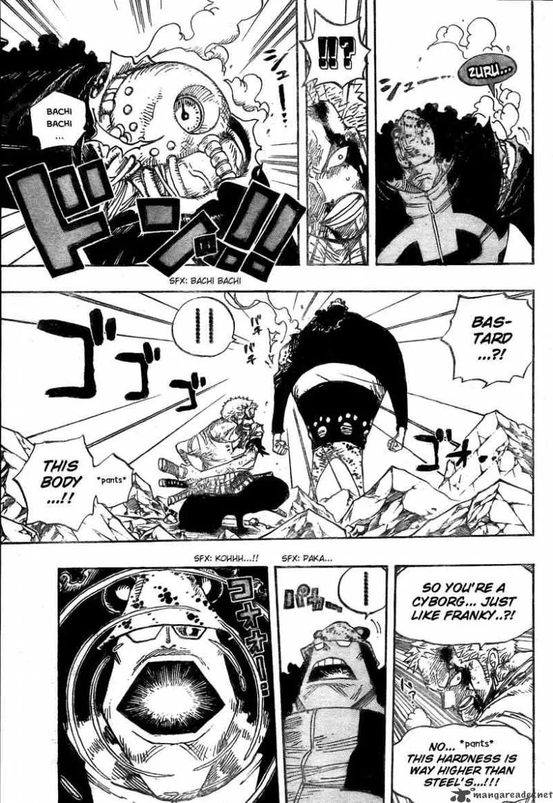 One Piece Chapter 485: Member of the Strawhat Crew - Pirate Hunter Zoro – Page 7
