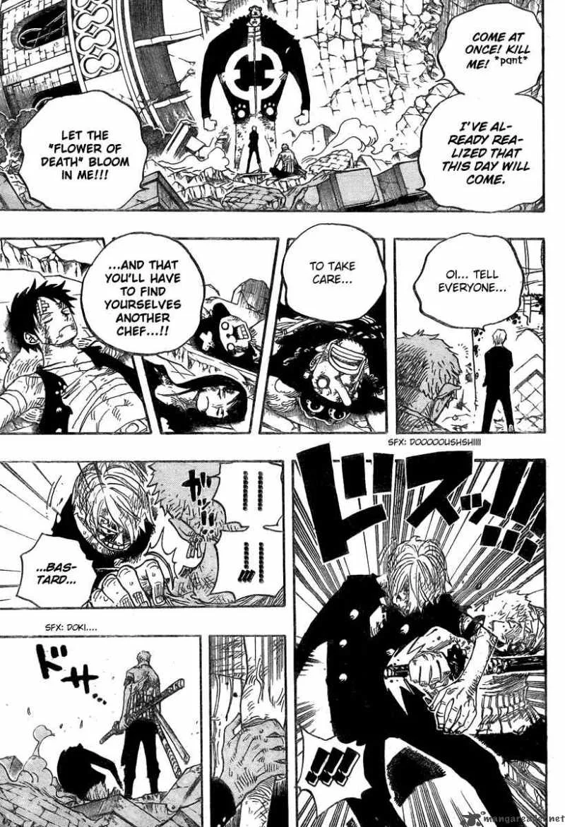 One Piece Chapter 485: Member of the Strawhat Crew - Pirate Hunter Zoro – Page 13