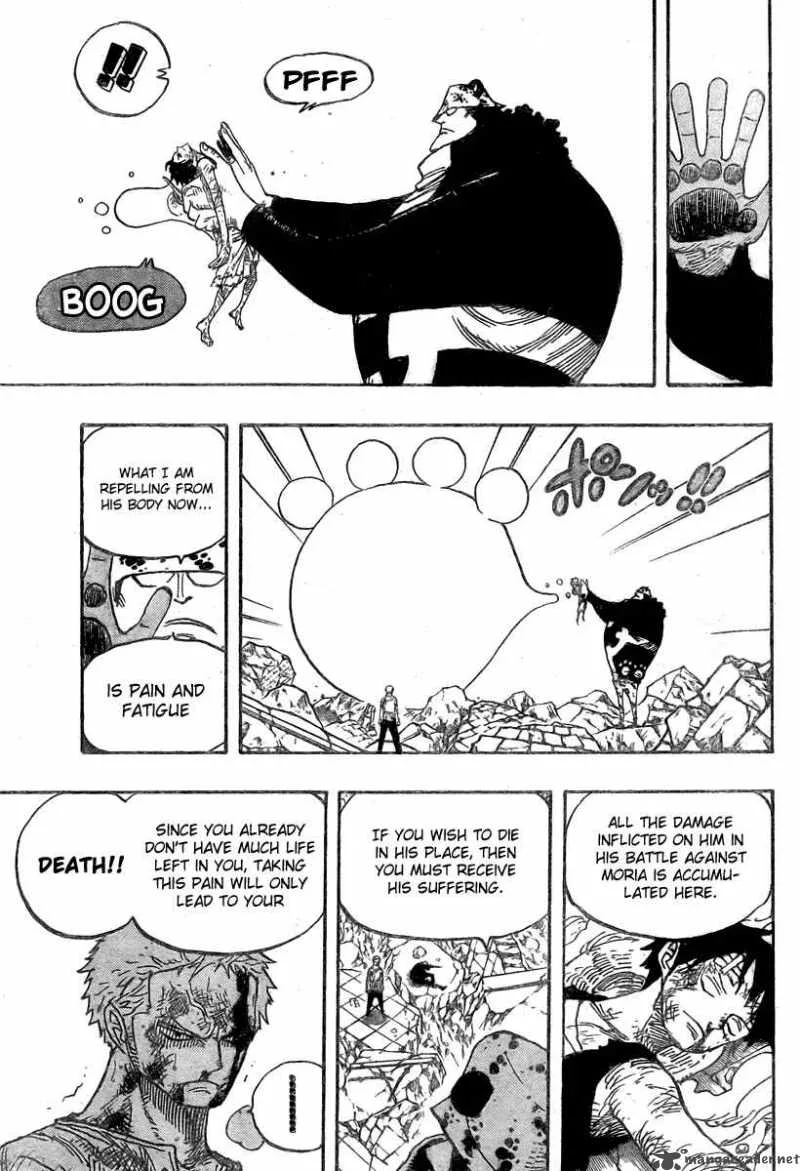 One Piece Chapter 485: Member of the Strawhat Crew - Pirate Hunter Zoro – Page 15