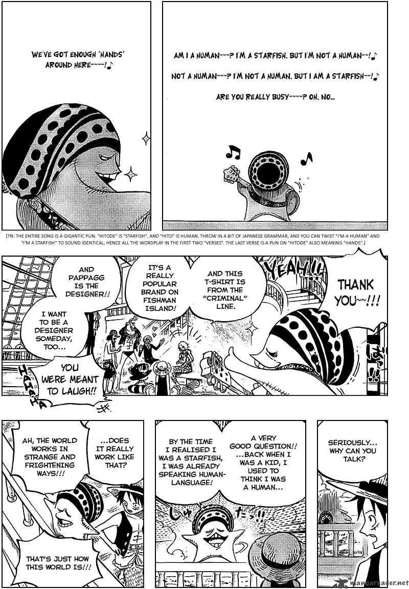 One Piece Chapter 491: Flying Fish Riders – Page 5