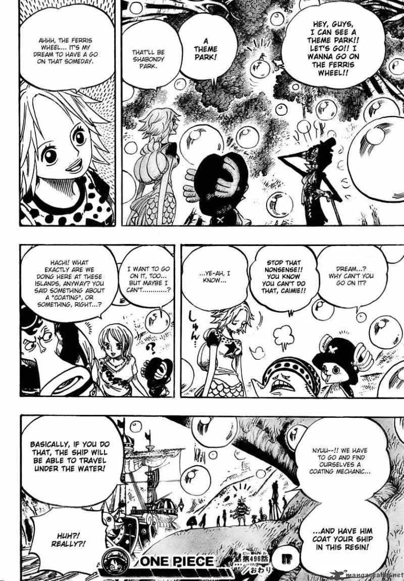 One Piece Chapter 496: Yarukiman Mangroove – Page 17