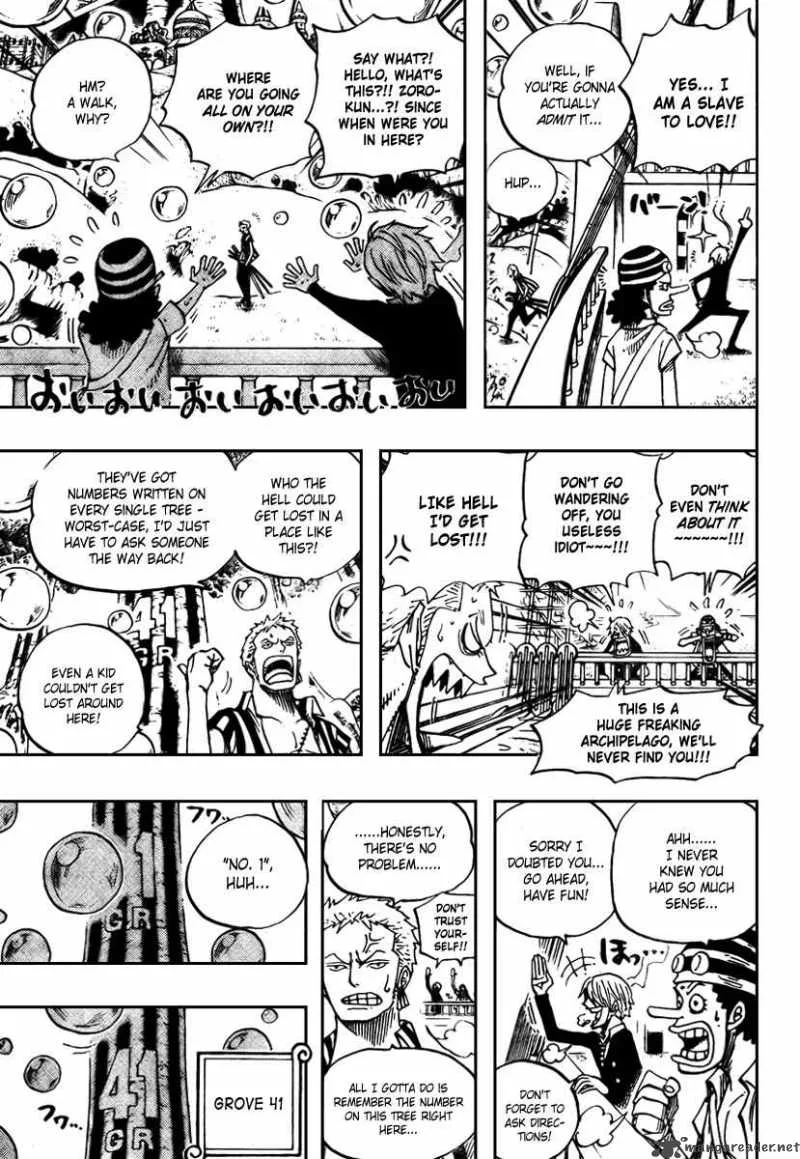 One Piece Chapter 497: Adventure On The Islands Of The Dancing Bubbles – Page 3