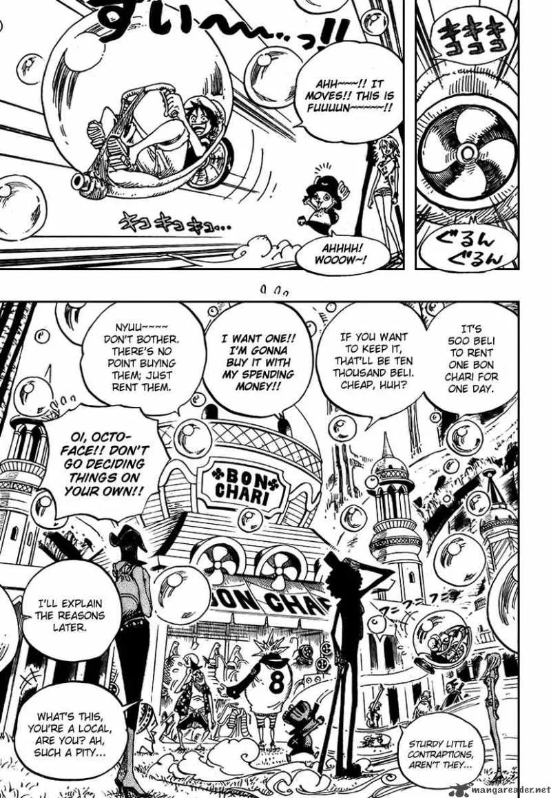 One Piece Chapter 497: Adventure On The Islands Of The Dancing Bubbles – Page 7
