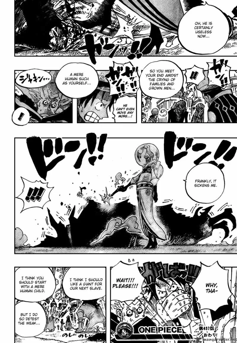 One Piece Chapter 497: Adventure On The Islands Of The Dancing Bubbles – Page 18