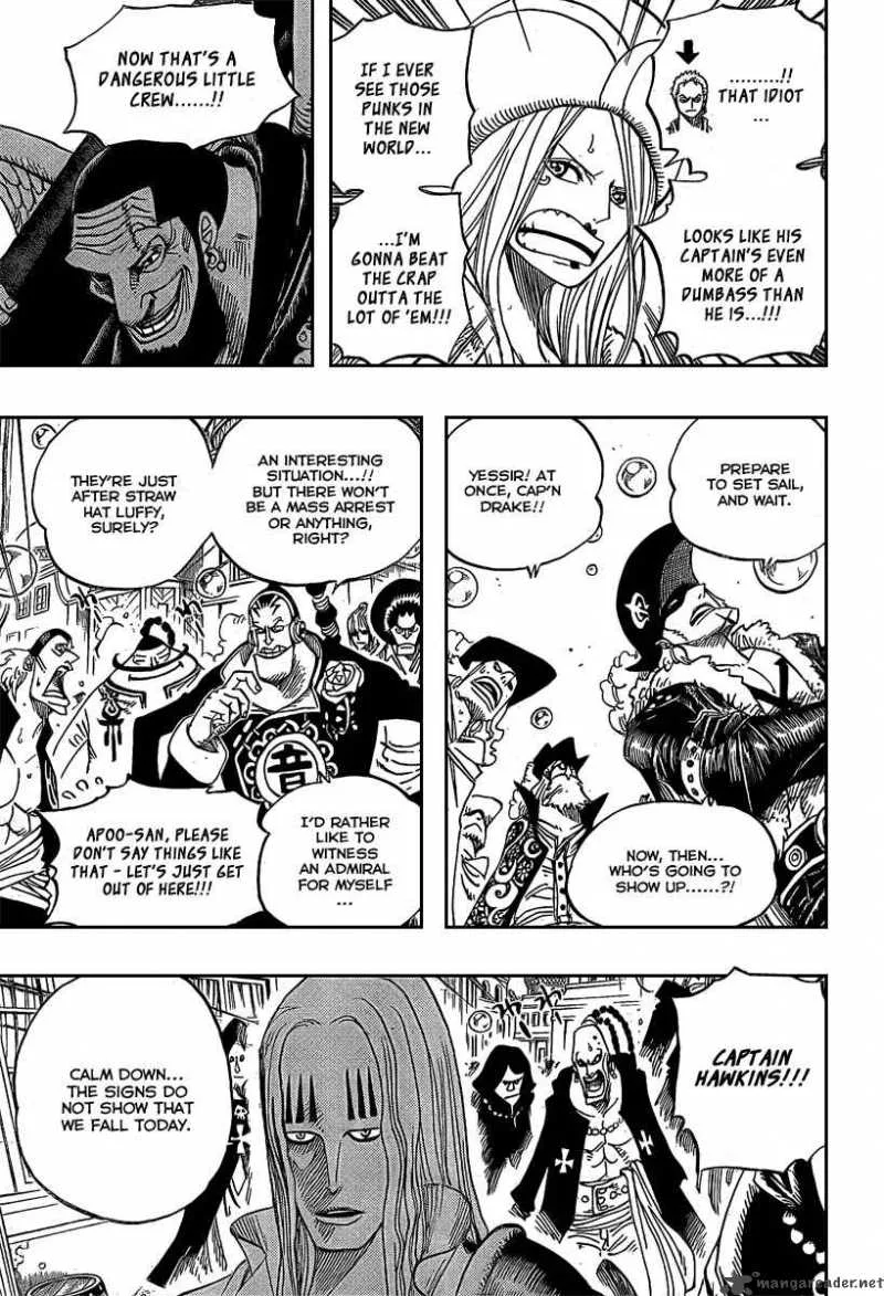 One Piece Chapter 504: Pirate Front Line on the Move!! – Page 3